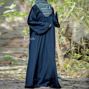 Buy black abaya with Nida cloth Buy Arabian Pardha online The Abaya Store